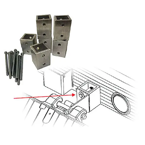 Caliber V-Front Ramp Shield Adapter Kit Aluma/Sledbed (Ca0209) 1