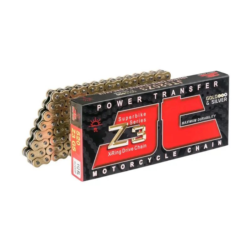 Jt 520Z3 Chain 120L X-Ring Super Heavy Duty (Gold/Silver) 1