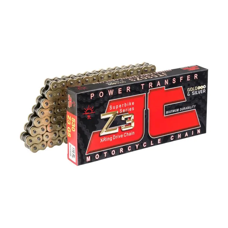 Jt 530Z3 Chain 120L Super Heavy Duty X-Ring (Gold/Silver) 1