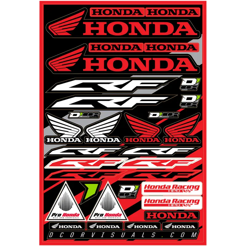 D'cor Visuals Decal Sheet Honda 2