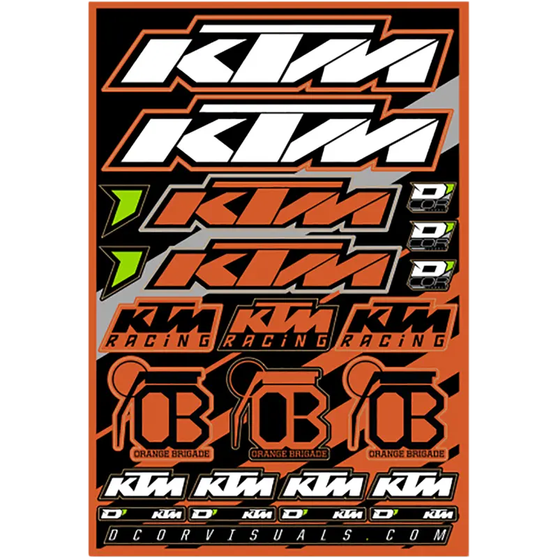 D'cor Visuals Decal Sheet Ktm 2