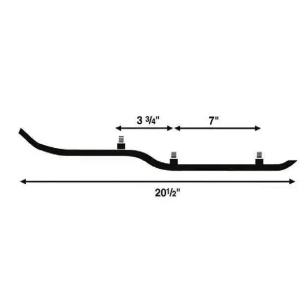 Acs Wear Bar Light Yamaha 4" 90 Deg 1