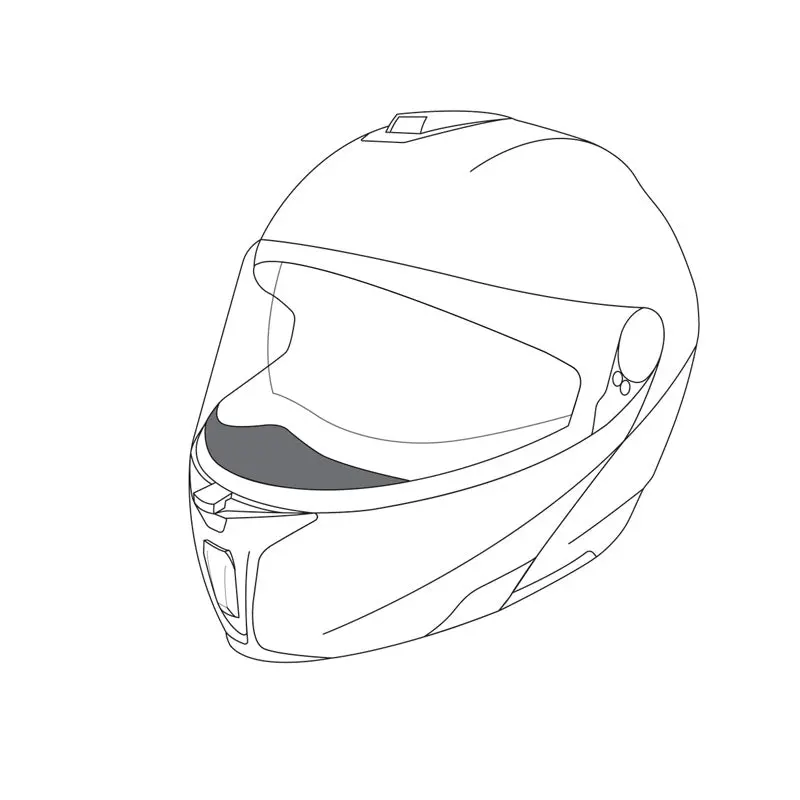 Agv Breath Deflector Sportmodular (20Kit12004001) 1
