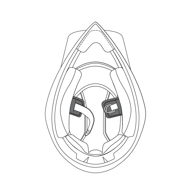 Agv Chinstrap Pad (Xxs-Xs) Ax9 1
