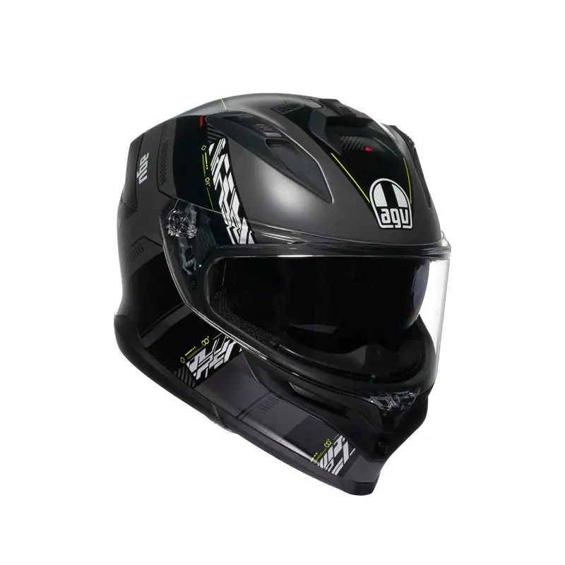 Agv K7 Kyber Matt Grey/Yellow Fluo Xs 1