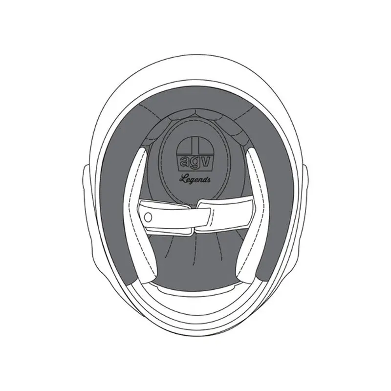 Agv Removable Top Liner Premium S X3000 (20Kit00110001) 1