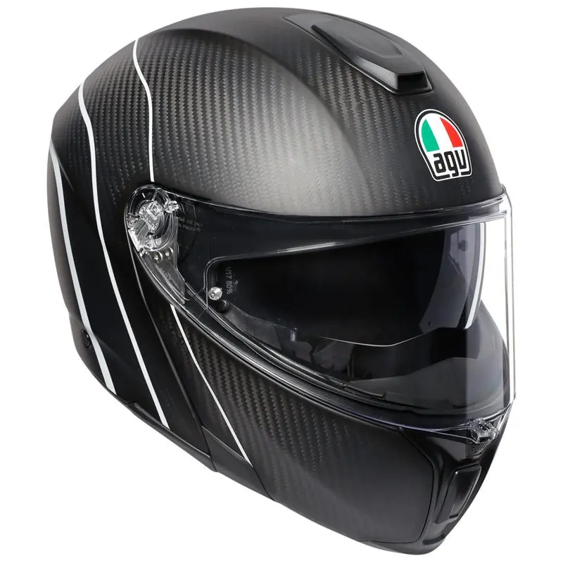 Agv Sportmodular Helmet Refractive Carbon/Silver (3Xl) 1