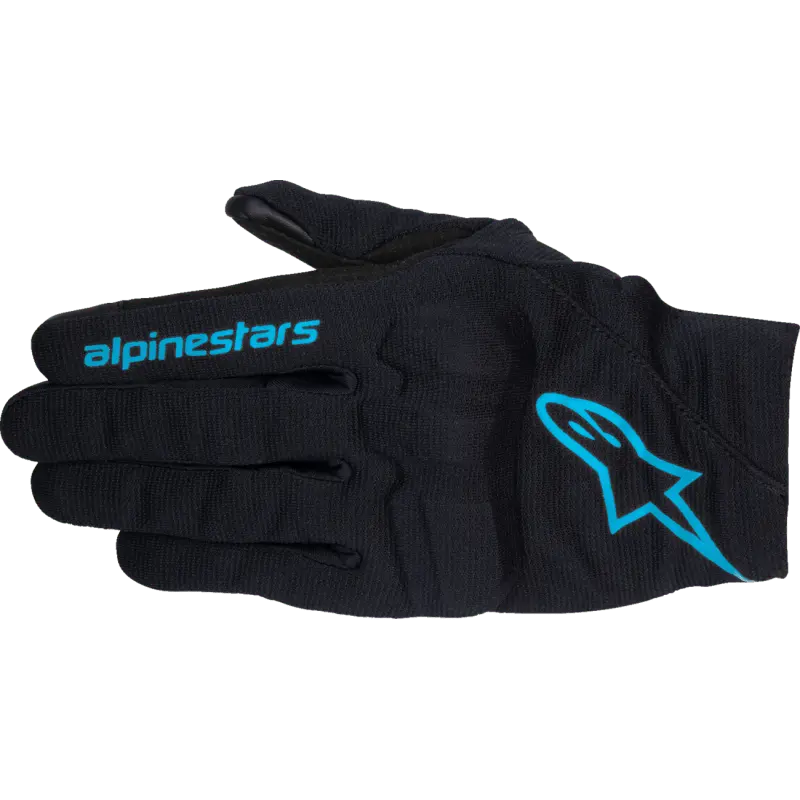 Alpinestars Stella Reef Women's Motorcycle Gloves – Black & Ocean Blue