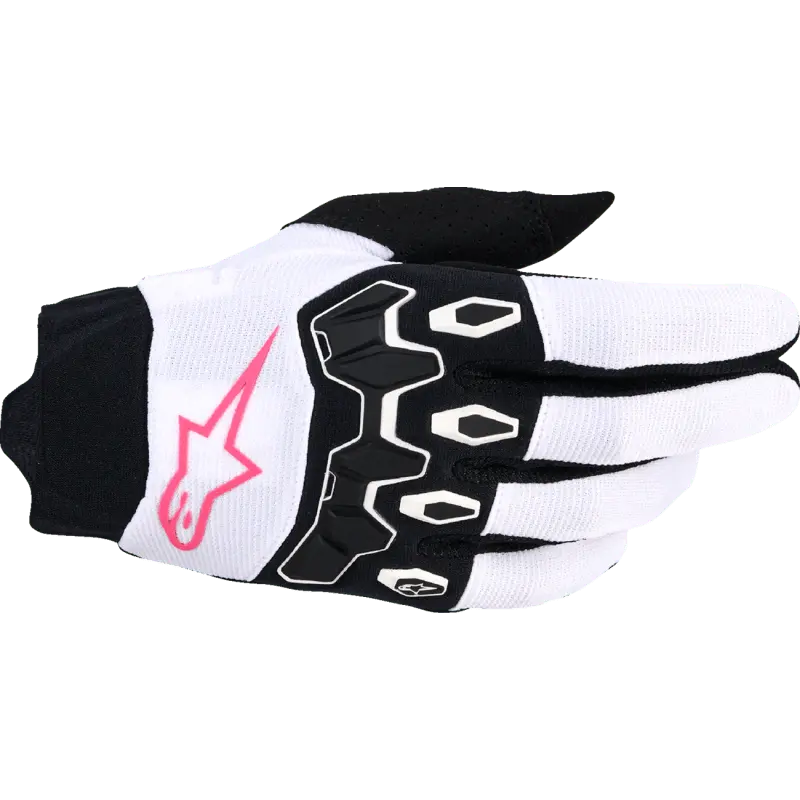 Alpinestars Gloves 4W F Bore V2 Wht/Pnk 1