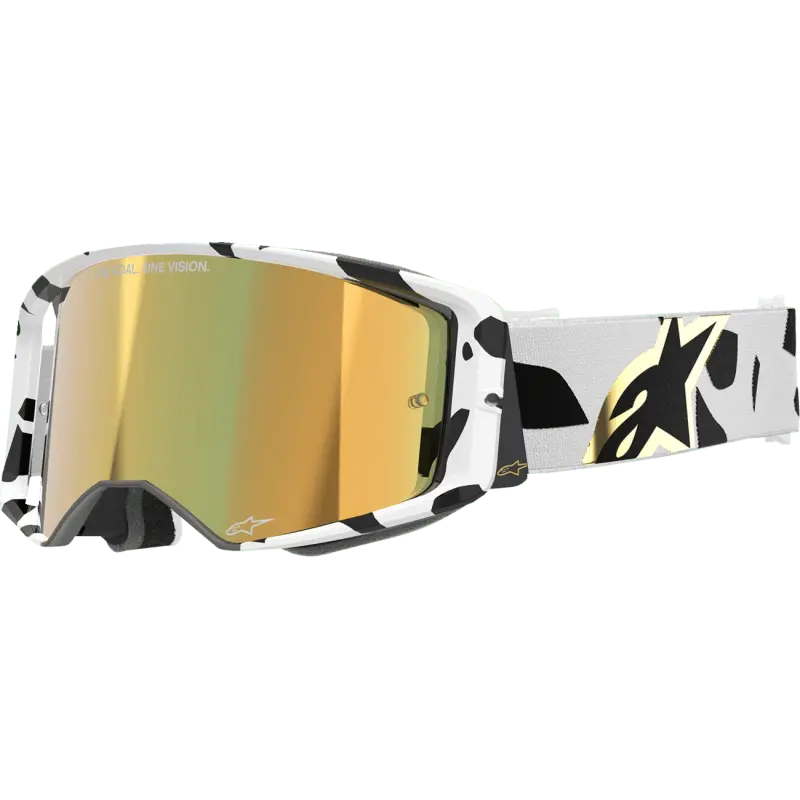 Alpinestars Goggle Supertech Corp Wht/Gld 1