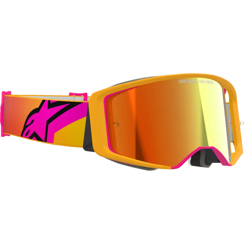 Alpinestars Goggle Supertech Corp Ylw/Pnk/Mir 1