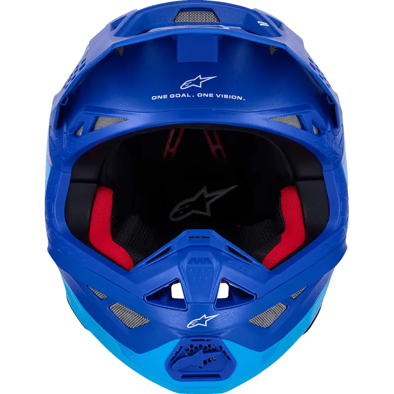 Alpinestars Helmet S-M10 Flood Blue/Blk-Carb 1