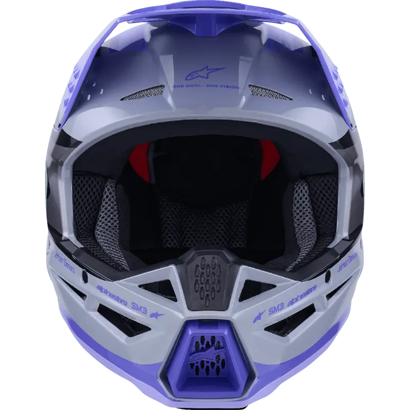 Alpinestars Helmet Sm3 Jettson Gray/Pur/Blk 1