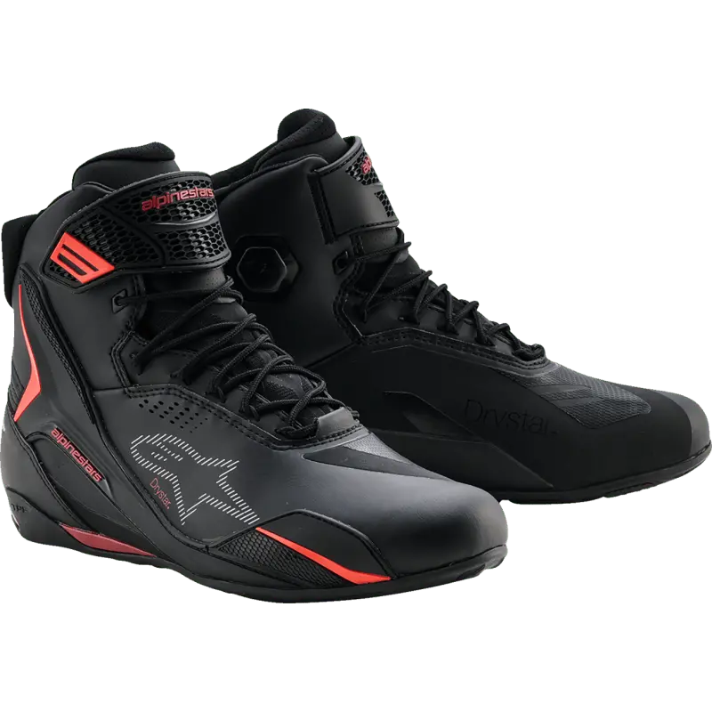 Alpinestars Shoes Faster-4 Ds Black/Rio Red/Fluo 1