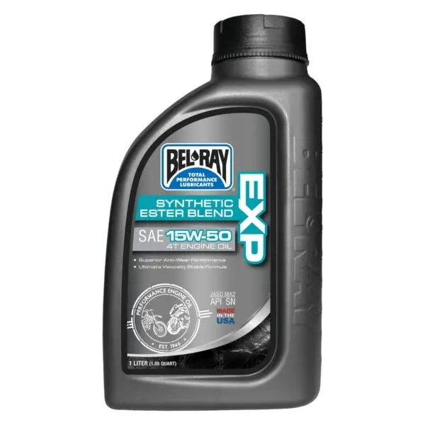 Bel-Ray Semi-Synthetic Exp 4T Engine Oil 15W50 (1L) 1