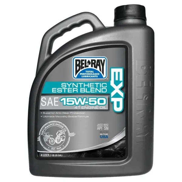 Bel-Ray Semi-Synthetic Exp 4T Engine Oil 15W50 (4L) 1