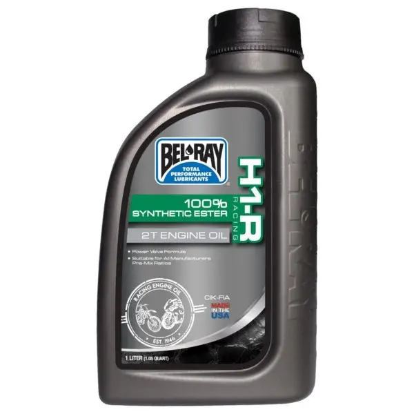 Bel-Ray Synthetic H1-R Racing 2T Engine Oil (1L) 1