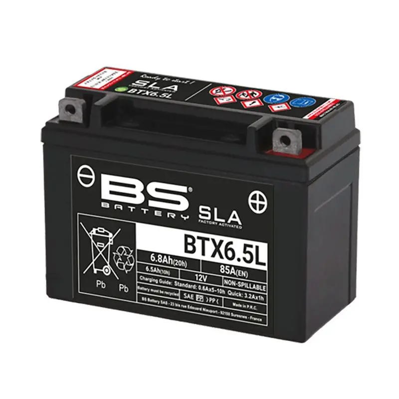 Bs Battery Btx6.5L Sla Factory Activated 12V Battery 1