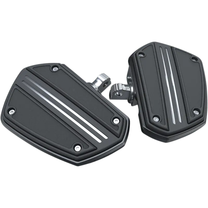 Ciro Twin Rail Boards W/Adapters For H-D Male Mount Clevis 1