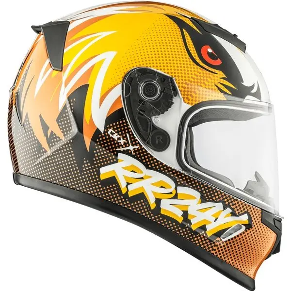 CKX RR24Y Full-Face Motocross Helmet – Lightweight, DOT-Certified Safety Gear