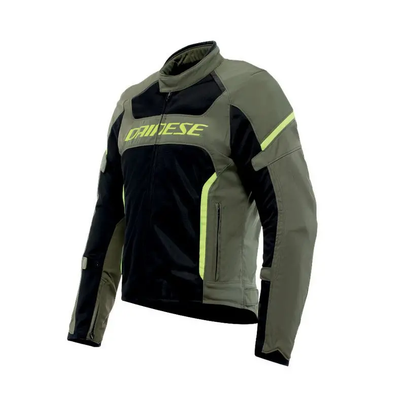 Dainese Air Frame 3 Tex Jacket Army Green/Black/Fluo 64 1