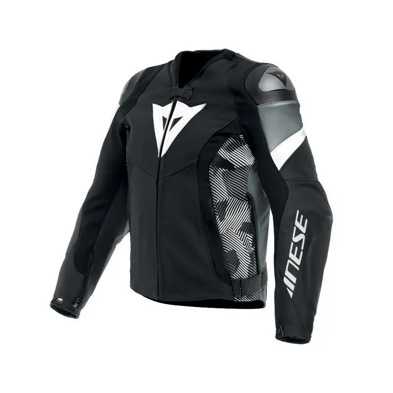 Dainese Avro 5 Leather Jacket 44 (Black/White/Anthracite) 1