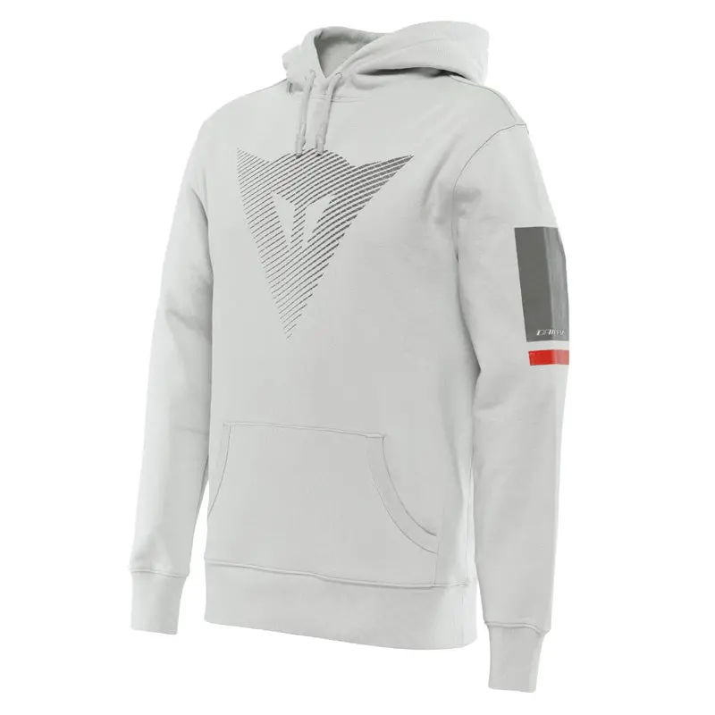 Dainese Fade Hoodie Glacier Gray/Dark Gray/Red (2Xl) 1