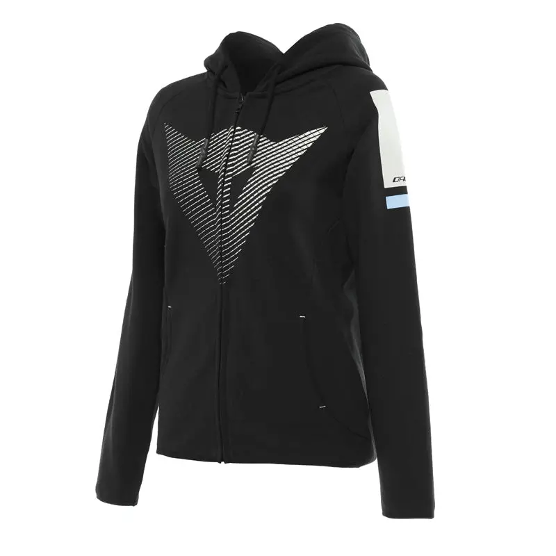 Dainese Fade Lady Full-Zip Hoodie Black/Cool Gray/Light Blue (2Xl) 1