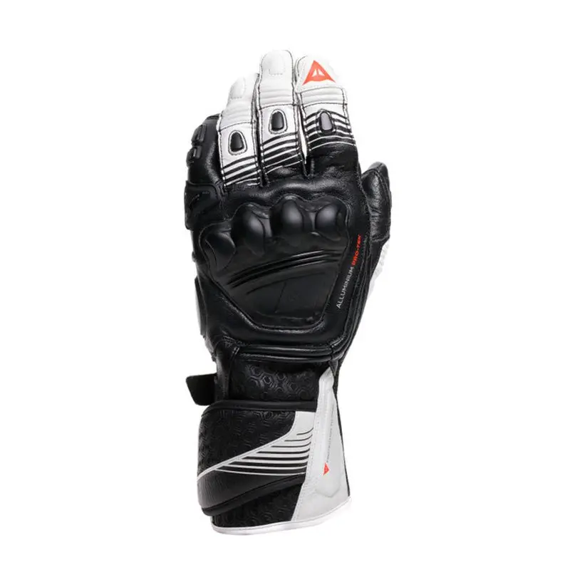 Dainese Fiero Metal Gloves Black/White/Red Fluo Xs 1