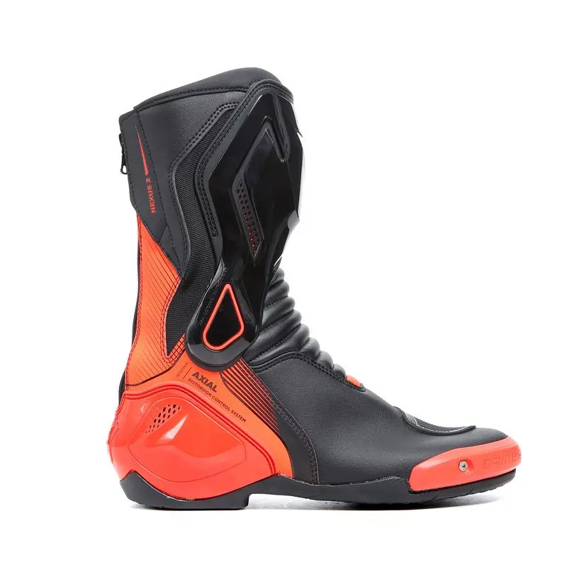Dainese Nexus 2 Motorcycle Boots – Black/Fluo Red, Size 47
