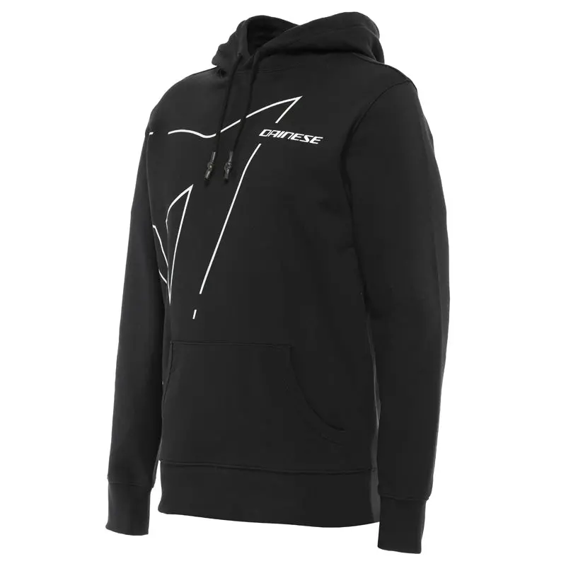 Dainese Outline Hoodie Black/Glacier Gray (Xxl) 1