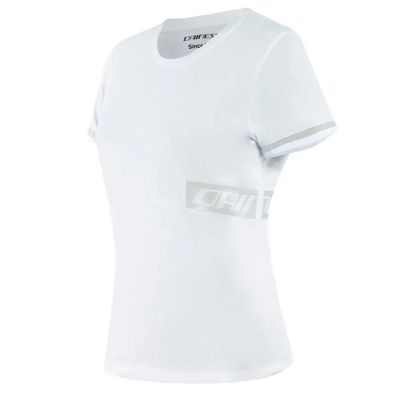 Dainese Paddock Lady T-Shirt White/Glacier-Gray (Xs) 1