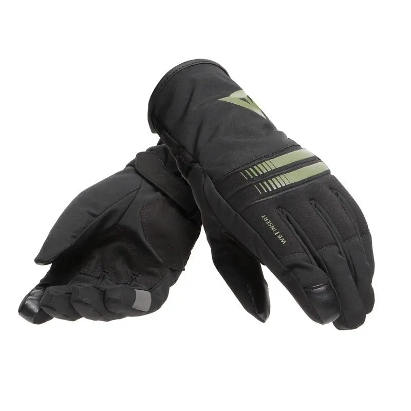 Dainese Plaza 3 Lady D-Dry Gloves Black/Bronze Green (Xl) 1