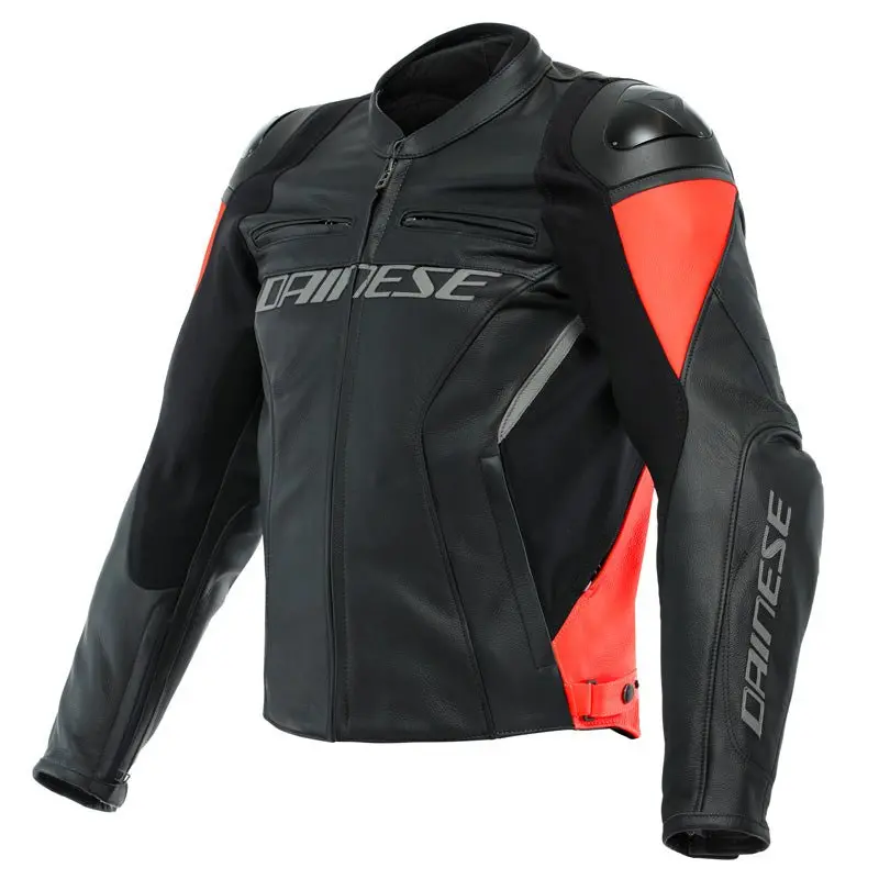 Dainese Racing 4 Leather Jacket Charcoal/Black (64) 2