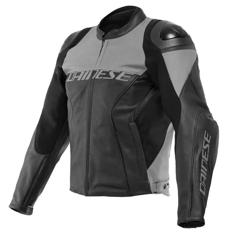 Dainese Racing 4 Leather Jacket Perf Black (64) 2