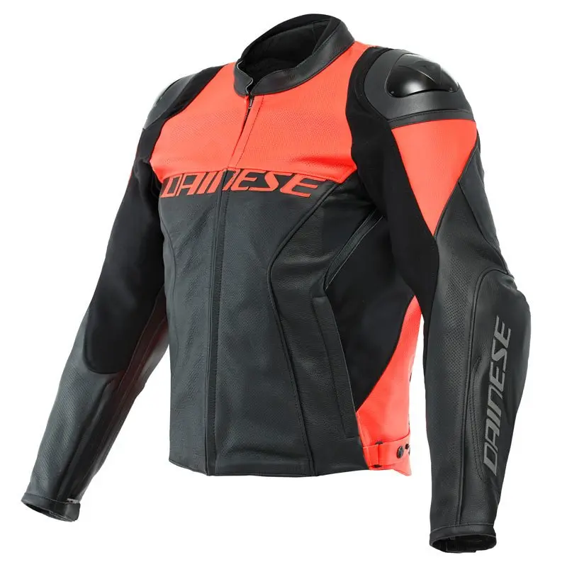 Dainese Racing 4 Leather Jacket Perf Black (64) 3