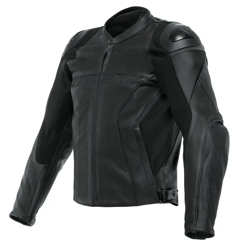Dainese Racing 4 Leather Jacket Perf Black (64) 2