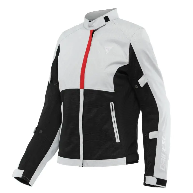 Dainese Risoluta Air Tex Lady Jacket Glacier-Gray/Lava-Red (54) 1