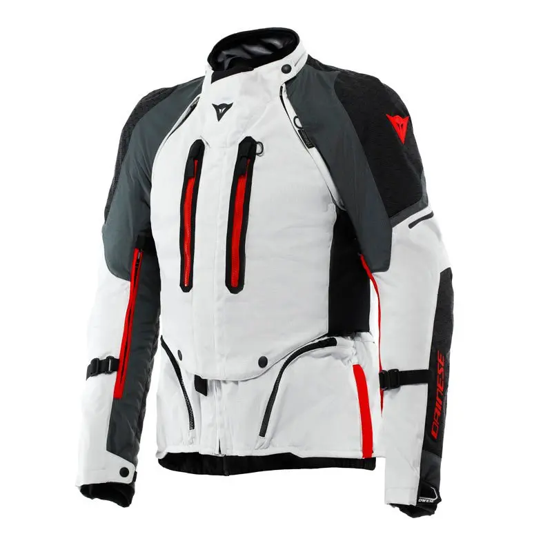 Dainese Super Adventure Absoluteshell Jacket Glacier Gray/Iron Gate/Red 44 1