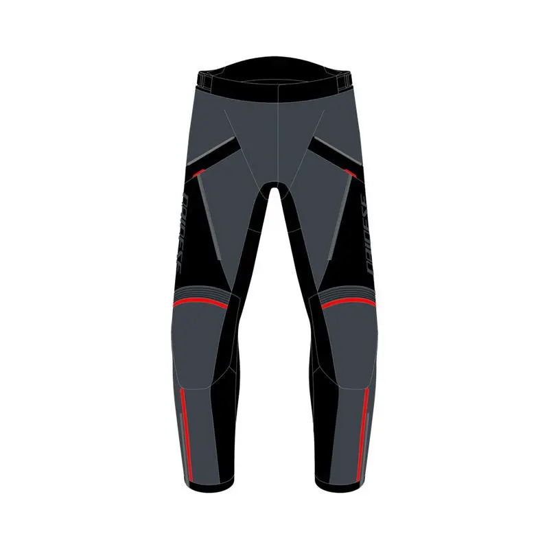 Dainese Tempest 3 D-Dry Pants Ebony/Black/Lava-Red (64) 1