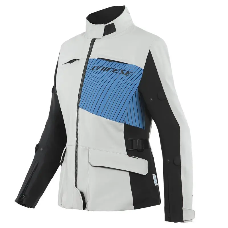 Dainese Tonale Lady D-Dry Xt Jacket Glacier-Gray/Performance-Blue/Black (46) 1