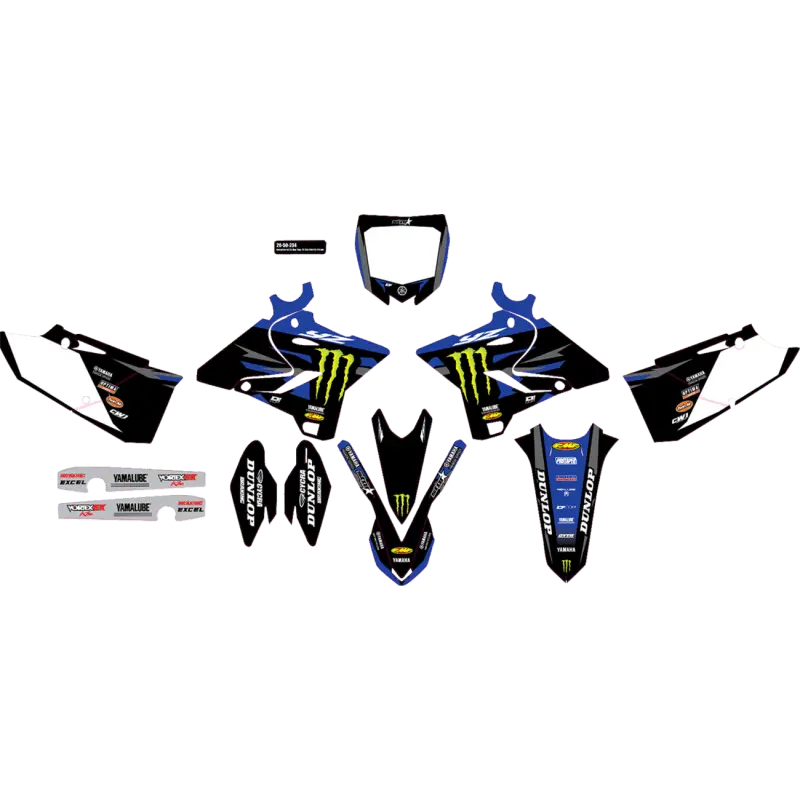 D'cor Visuals Cmplt Kit 23.5/24 Monster Star Yam Yz 125/250 (15-21) Bg 1