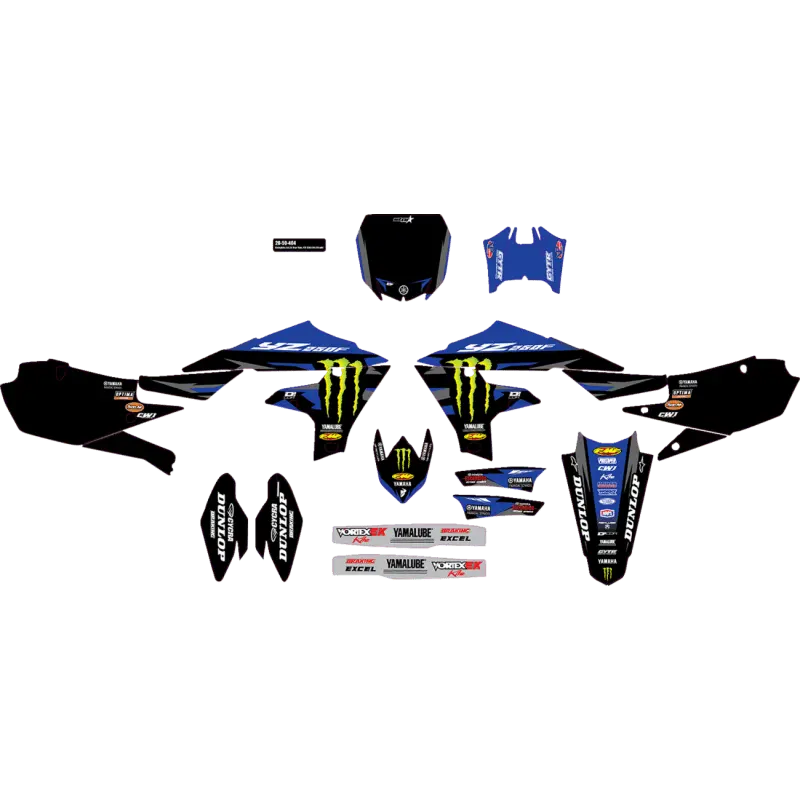 D'cor Visuals Cmplt Kit 23.5/24 Monster Star Yam Yz 250F 1