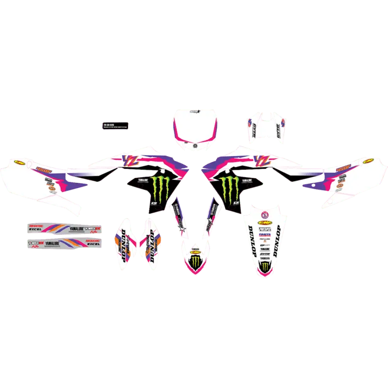 D'cor Visuals Cmplt Kit 93 Mey Retro Star Yz 450 (18-22) Bg 1