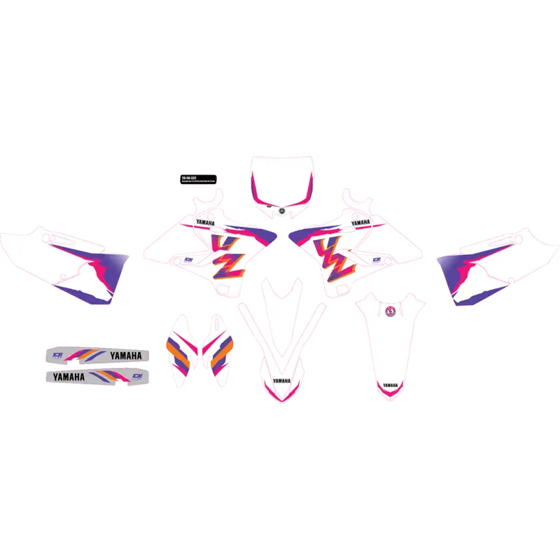 D'cor Visuals Cmplt Kit 93 Yz Retro Yz 125/250 (15-21) Bg 1