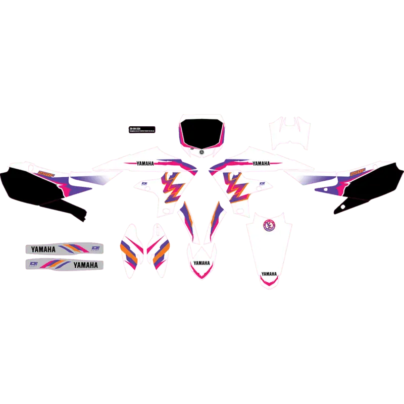 D'cor Visuals Cmplt Kit 93 Yz Retro Yzf 250 (19-23) Bg 1