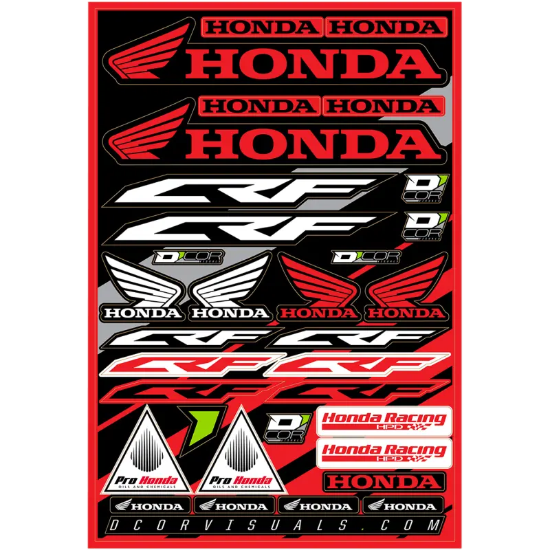 D'cor Visuals Decal Sheet Honda 1