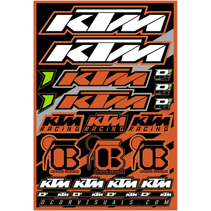 D'cor Visuals Decal Sheet Ktm 1