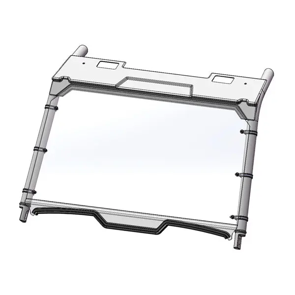 Direction2 Windshield Full Gp Pol (Rzrxp19ws1104gp) 1
