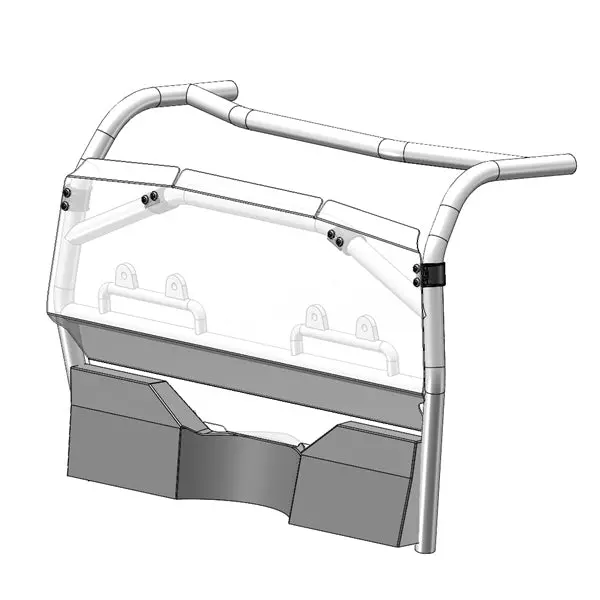 Direction2 Windshield Rr Gp Cfmoto (Cfws5003gpa) 1